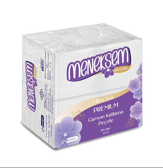 Menekşem Premium Garson Katlama Peçete 